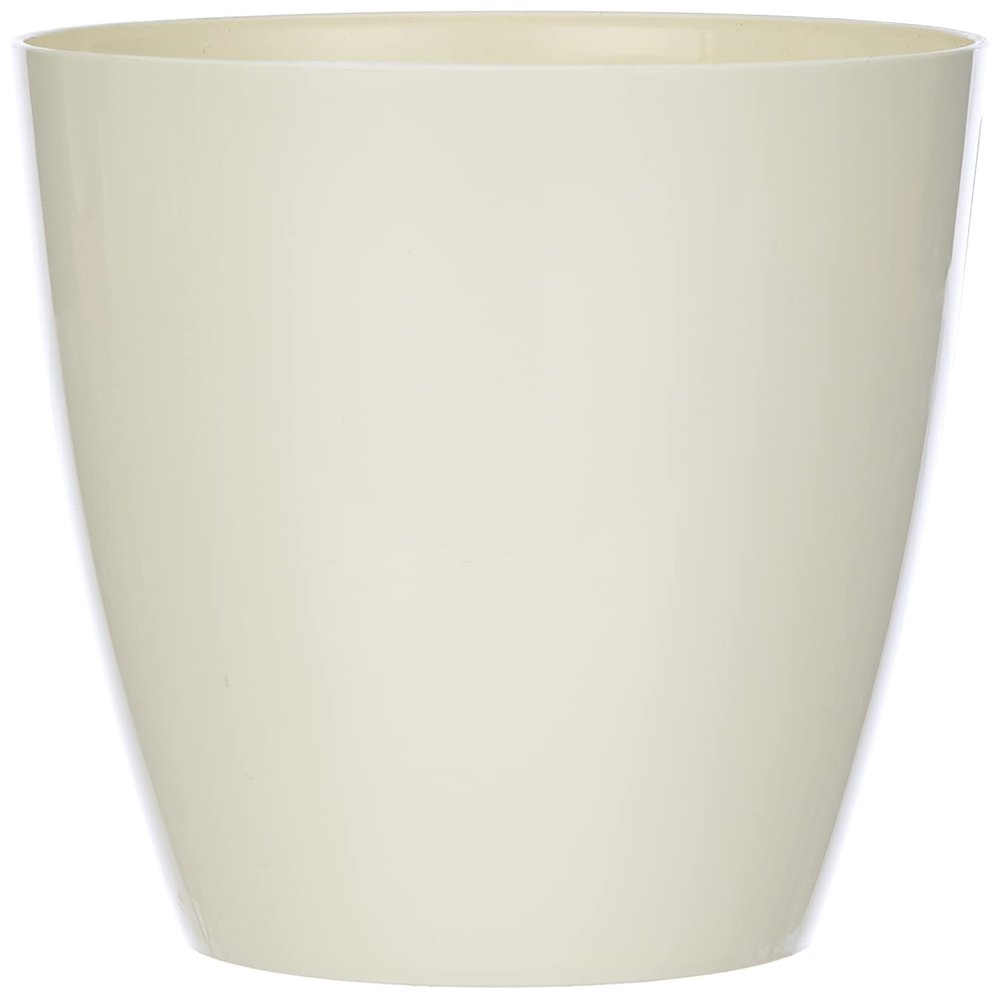 greemotion Plastic Orchid Pot, White, 13 cm x H 15 cm