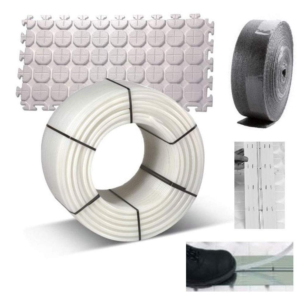 Buderus Schütz Underfloor Heating Package, Dry Construction, H = 25 mm, for Dry Screed (23.76 m²)