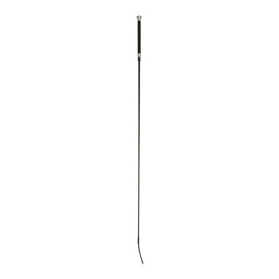 Kerbl Dressage Crop, Black, 120 cm, with Glitter Applique, 320105