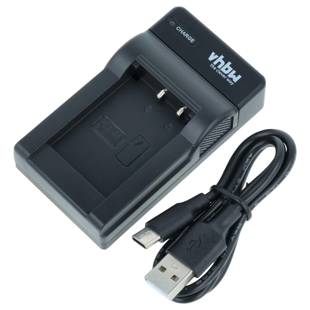 vhbw USB-C Charger Compatible with Sony Cybershot DSC-H400