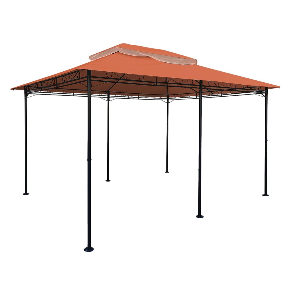 Spetebo Replacement Canopy for Cape Town Gazebo 4 x 3 m, Terracotta
