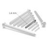 50 Stainless Steel Sheet Metal Screws 3.9 x 32 mm, DIN 7981, Pan Head, TORX view 2