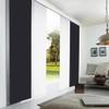 Sun World Custom-Made Panel Curtain, Opaque, Black, 180 H x 80 W cm view 3