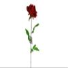 5-Piece Set of Premium Mega Artificial Roses, Dark Red Velvet, 74 cm, 16 cm Bloom view 3