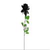 5-Piece Set of Premium Mega Artificial Roses, Dark Red Velvet, 74 cm, 16 cm Bloom view 4