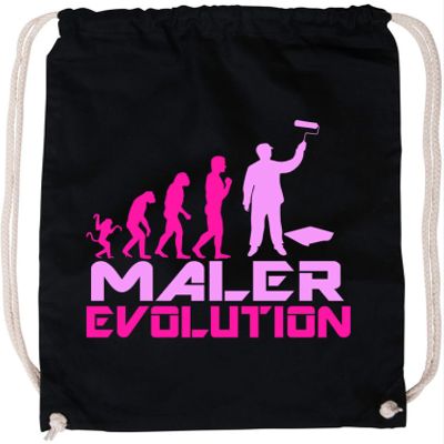 EZYshirt Painter Evolution Cotton Drawstring Bag