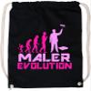 EZYshirt Painter Evolution Cotton Drawstring Bag view 1