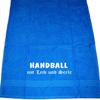 Handball with Heart and Soul Royal Blue Towel view 1