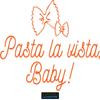 CLICKANDPRINT Wall Decal “Pasta la vista, Baby!” 170 x 109.2 cm, Orange view 1