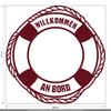 CLICKANDPRINT Lifebuoy Sticker, 60 x 59.6 cm, Purple-Red view 2