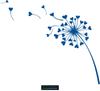 CLICKANDPRINT Dandelion Hearts Wall Decal, 100 × 84.2 cm, Traffic Blue view 1