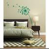 CLICKANDPRINT Dandelion Hearts Wall Decal, 40 x 33.7 cm, Green view 2