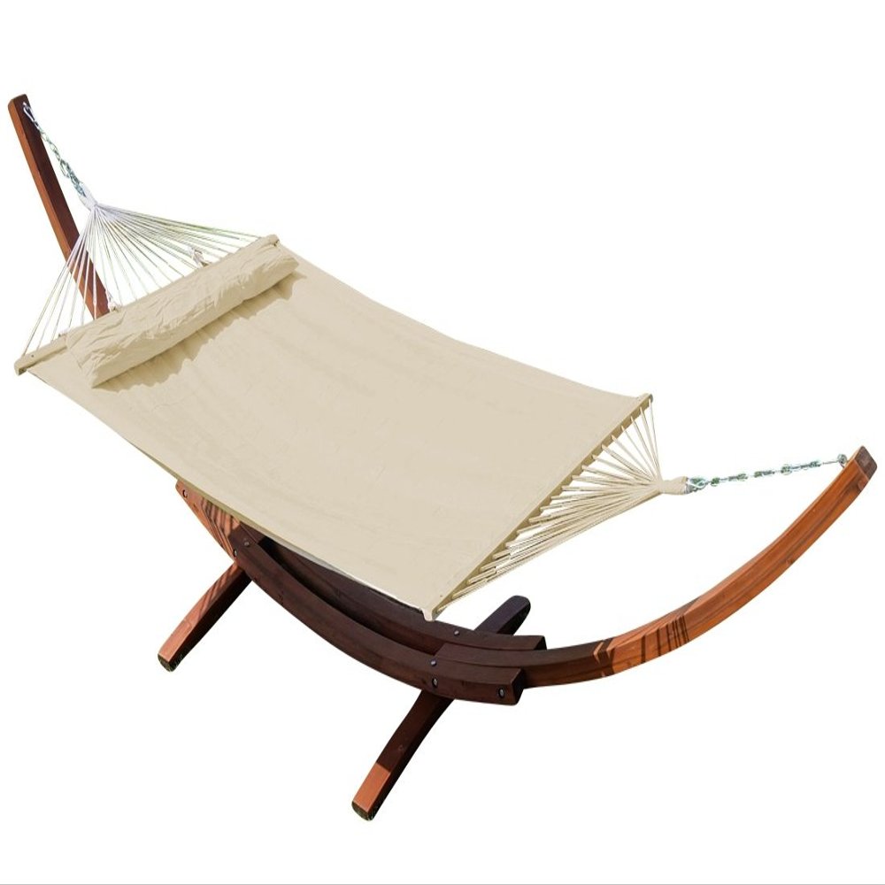 ALEOS 2-Person Hammock with 410 cm Larch Stand