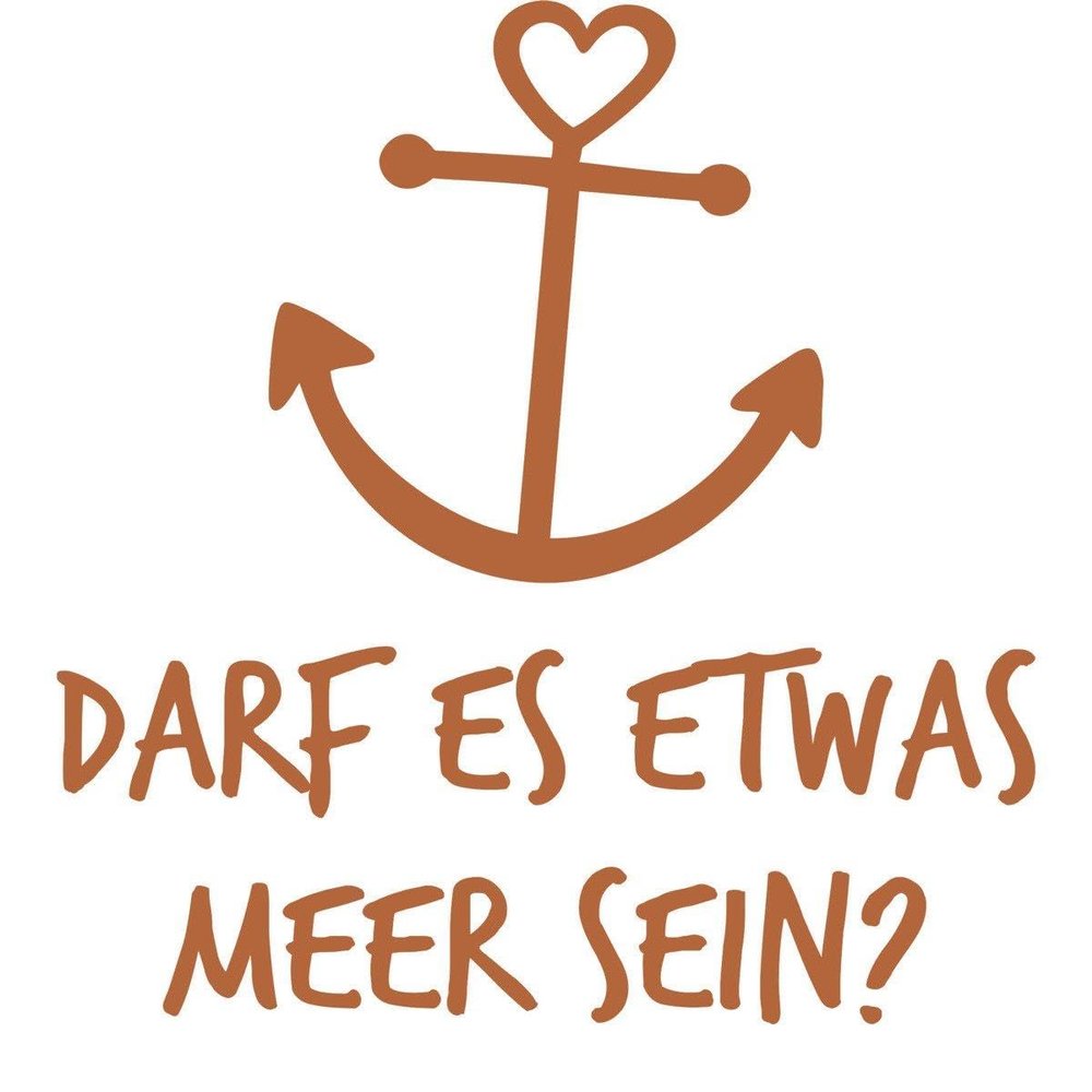 CLICKANDPRINT Wall Sticker “A Little Sea, Anyone?”, 20 x 17.9 cm, Hazel Brown