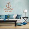 CLICKANDPRINT Wall Sticker “A Little Sea, Anyone?”, 20 x 17.9 cm, Hazel Brown view 2