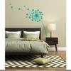 CLICKANDPRINT Dandelion Hearts Wall Decal, 130 x 109.5 cm, Turquoise view 2