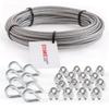 Seilwerk STANKE Galvanized Wire Rope, 200 m, 6 mm, 6x19, 8x view 1