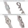 Seilwerk STANKE Galvanized Wire Rope, 200 m, 6 mm, 6x19, 8x view 2