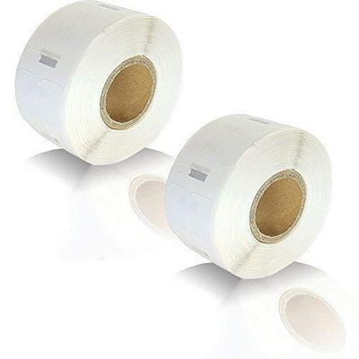 2x Print-Klex Label Rolls Compatible with Dymo 11353, 24 x 12 mm, 1,000 Labels per Roll