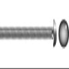 Seachoice SC1231 1/4-20 x 2 1/2 in Stainless Steel Carriage Bolts, 25-Pack view 1