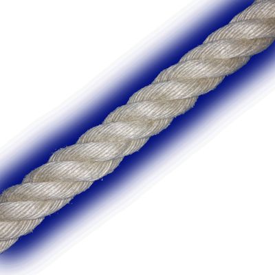 24 mm Twisted Polyhemp Rope, 4-Strand, 4,300 daN
