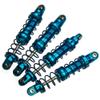 4-Piece 70 mm Blue Aluminum Shocks for 1/10 RC Crawlers view 1