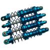 4-Piece 70 mm Blue Aluminum Shocks for 1/10 RC Crawlers view 3