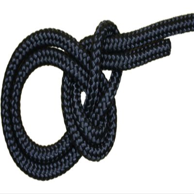 Handelsminister.com 8 mm braided polyester mooring rope, 10 m, black, 1,200 kg