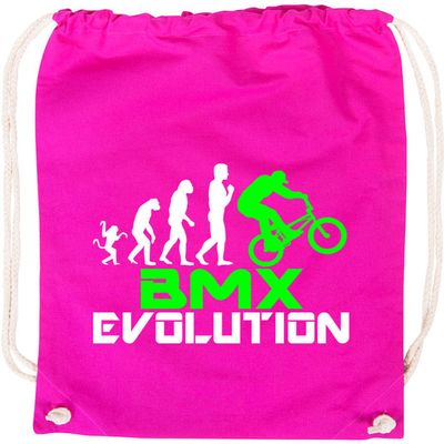 EZYshirt BMX Evolution Cotton Drawstring Bag