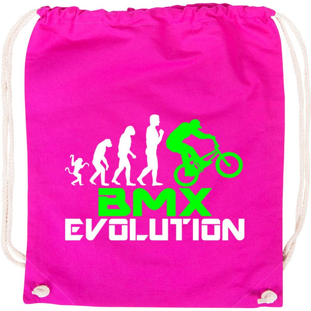 EZYshirt BMX Evolution Cotton Drawstring Bag