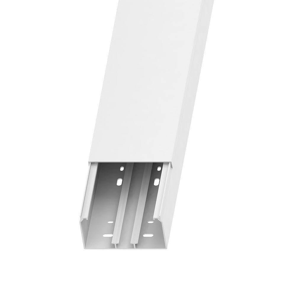 WITTKOWARE Cable Duct, 110 x 60 mm, 2 m, White, 8-Pack