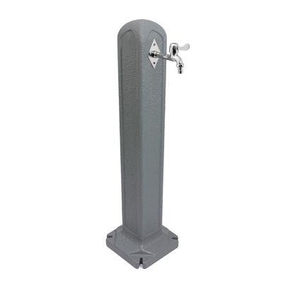 Gray Garden Water Standpipe, 91.5 cm, with Faucet