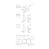 Mitutoyo 611672-131 Single Metric Rectangular Gauge Block, ASME Grade 1, Steel, 20.0 mm Nominal Size view 2