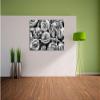 Pixxprint Monocrome, Delicious Gooseberries, 100 x 70 cm, Stretched Canvas Print, Wall Art, Art Print, Not a Poster view 3