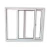 SFS Sliding Window, Double Glazing, 2-Panel, 1100 x 1400 mm, Both Sides Open view 1