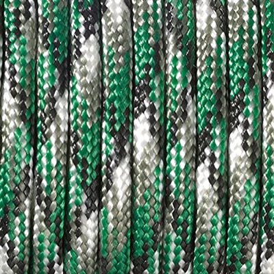 EFCO Paracord Braiding Cord 4 mm, Green Color Mix, 50 m