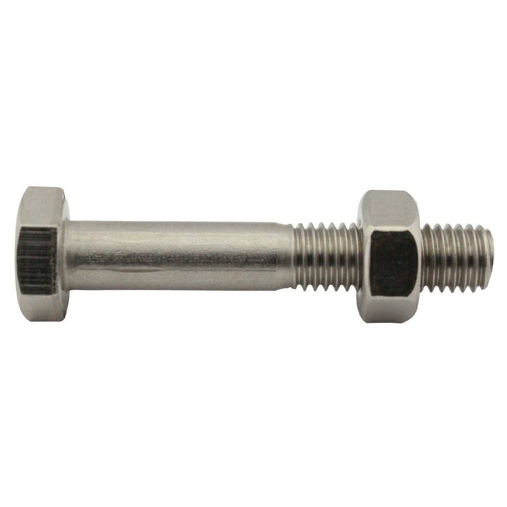 SC-Normteile Hex Head Bolts with Shank and Hex Nuts M8 x 70, 10-Pack, DIN 931/934, A2 Stainless Steel