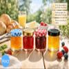 hoc z 50 Mini Jam Jars, 50 ml, with TO 43 Lids, 50-Pack view 3