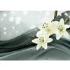 Runa Art Photo Wallpaper Flowers Lilies Abstract Modern Non-Woven Living Room Bedroom Made in Germany 308 x 220 cm Green 9134010b view 1