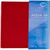 RTO 14-Count Aida Cross-Stitch Fabric, Red, 39 x 45 cm view 1