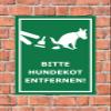 Melis-Folienwerkstatt Sign – Please Remove Dog Waste – 30 x 20 cm – 3 mm Rigid PVC Foam Board – 20 VAR S00187-029-G view 2