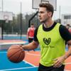German Wear Training Bibs (6-Pack) – Soccer Training Vests, Multicolor, Yellow, S view 3