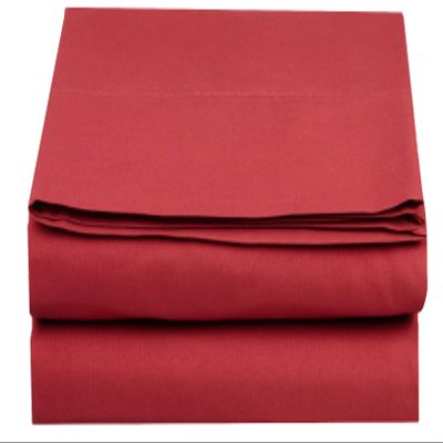 Elegant Comfort 1500 Thread Count Microfiber Sheet, Burgundy, California King