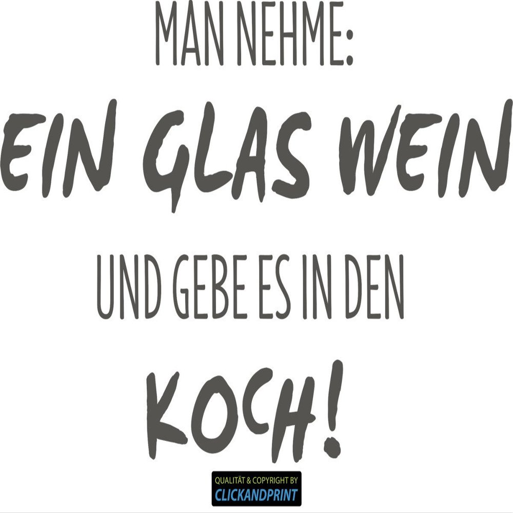CLICKANDPRINT Sticker “Take: One Glass of Wine,” 60 x 37.0 cm, Aluminum Metallic Vinyl Decal