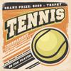 Tennis Sports Wall Sticker | Retro | Roland Garros | Wimbledon | 130 x 130 cm view 2