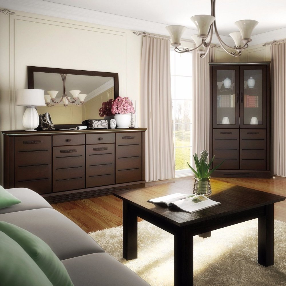 naka24 Lagos III VENGE LED Living Room Wall Unit