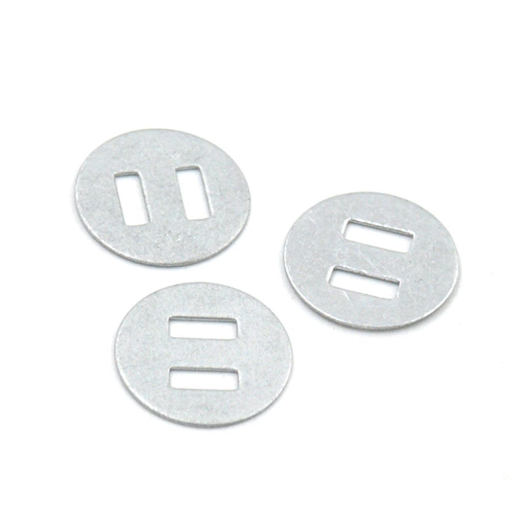 fujiyuan Washers for Round Flat Nail Heads, Rivets and Leather, 14 mm, 20 Pieces