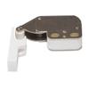 Amig Spring-Loaded Cabinet Door Catches, Set of 2, White Steel, Model 30 view 1