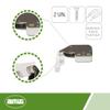 Amig Spring-Loaded Cabinet Door Catches, Set of 2, White Steel, Model 30 view 2