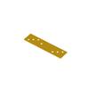 DMX Flat Connector Plate, Galvanized Yellow, 172 x 30 x 3.0 mm, 20-Pack view 1